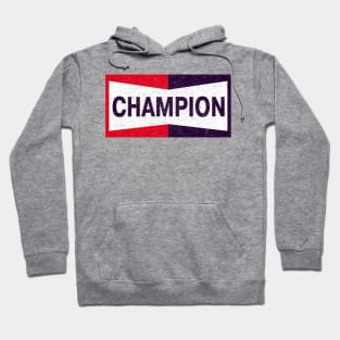 Champion Brad Pitt Distressed Hoodie